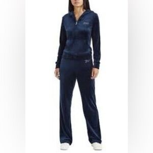NWT Juicy Couture Dark Blue Pajama Set A0246